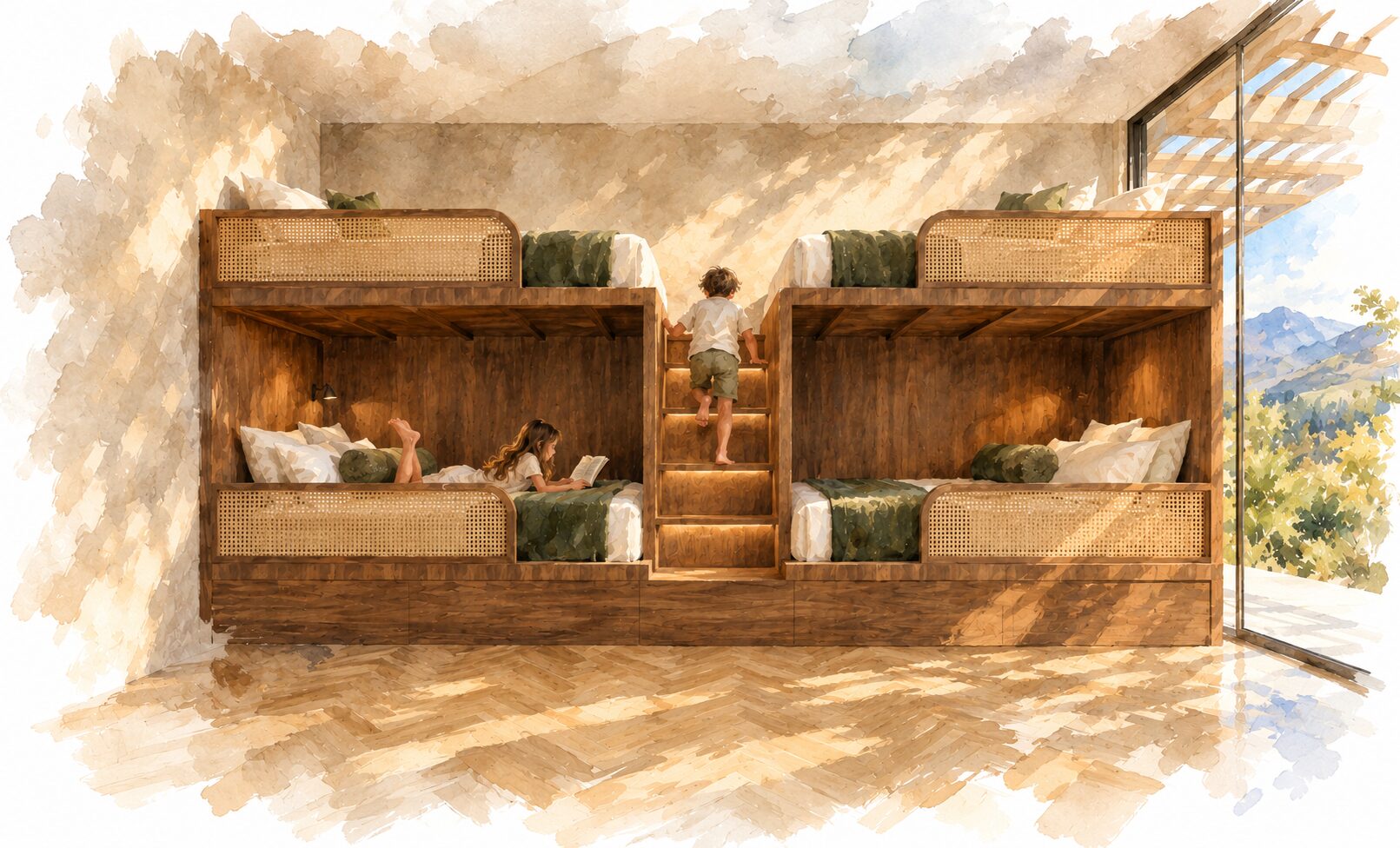 The Bunk Room · Sunlit Mornings