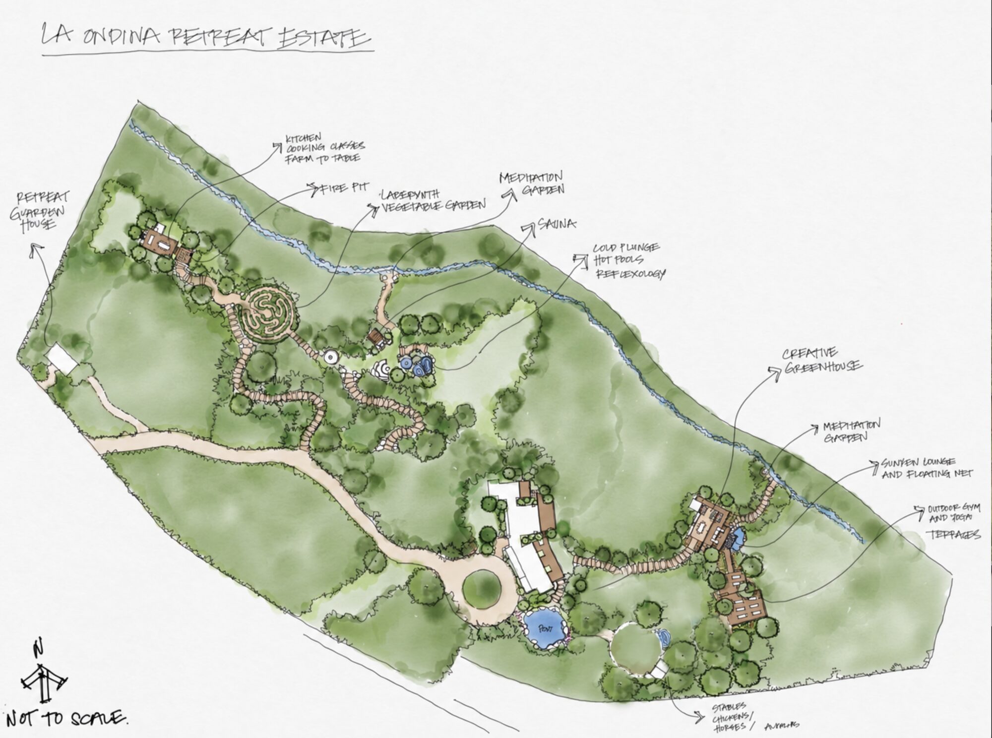 The Estate · A Plan of the Grounds